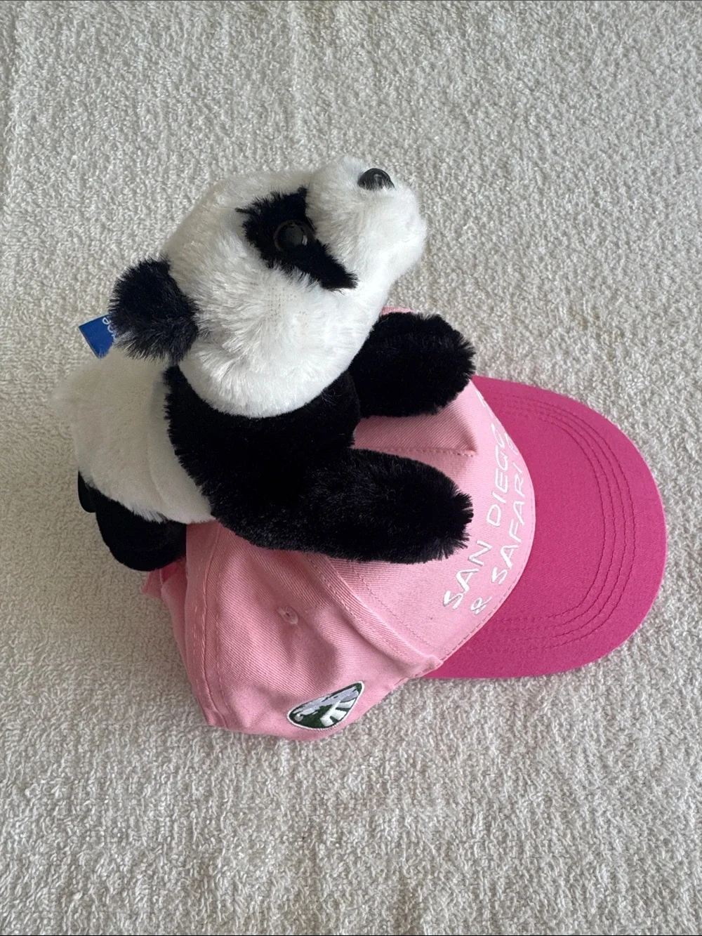Zoologee San Diego Zoo & Safari Park Kids Pink Panda Plush Cap Hat